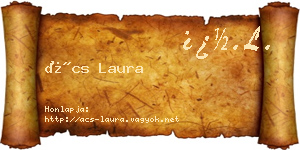 Ács Laura névjegykártya